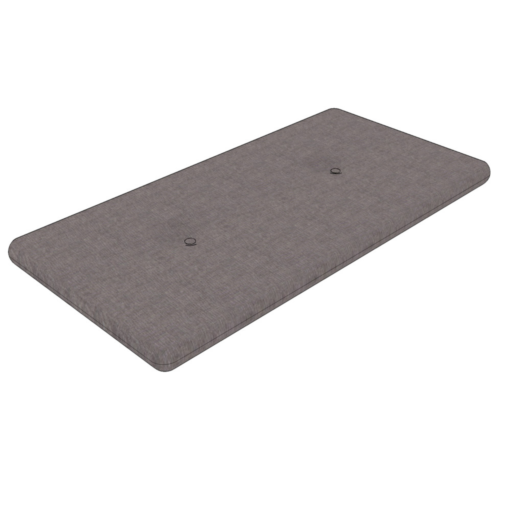 Bankauflage 100x43x3 cm Reißverschluss wasserabweisend je anthrazit grün beige 