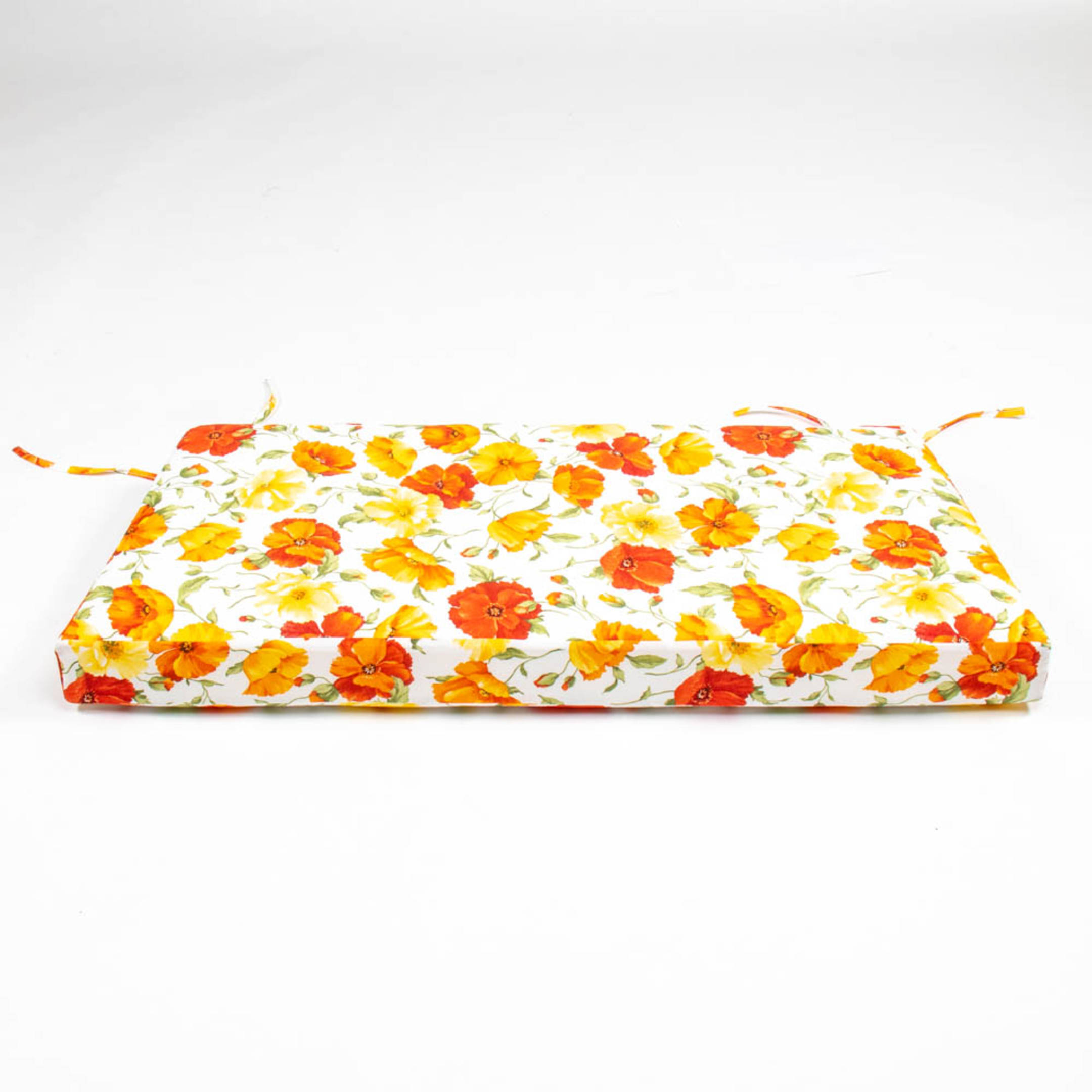 Gartenbankkissen 120 X 40 X 5 Cm – Blau, Waschbar, Rutschfest, Für 3-Sitzer-Bänke Drinnen & Draußen