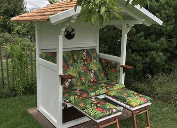 Niedriglehner Auflagen und Sitzkissen nach Ma fr extravaganten Ruheplatz im Garten  in der Farbe Amazon Coral
