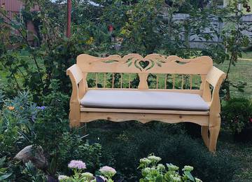 Bankauflage fr Sitzbank in der Farbe Sunny Beige