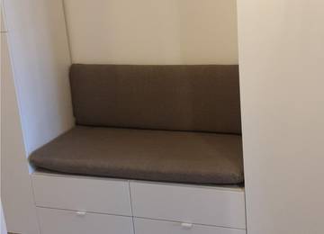 Bankauflage mit Rücklehne für den Indoor-Bereich Bankauflage mit Rücklehne für den Indoor-Bereich