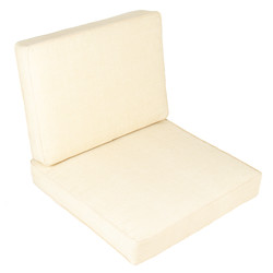 Loungekissen-Set 60x60x10 cm (Sitzkissen) 60x43x10 cm (R�cklehne)