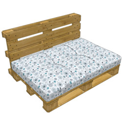 Palettenkissen Sitz 120x80x25 cm