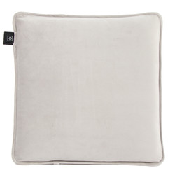 Beheizbares Sitzkissen Hellgrau 40x40 cm