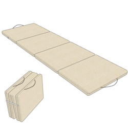 Faltbares Strandkissen 195 x 60 x 5 cm