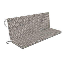 Gartenbank Auflage mit Rckenlehne 121 x 36 x 5 cm und 121 x 46 x 5 cm