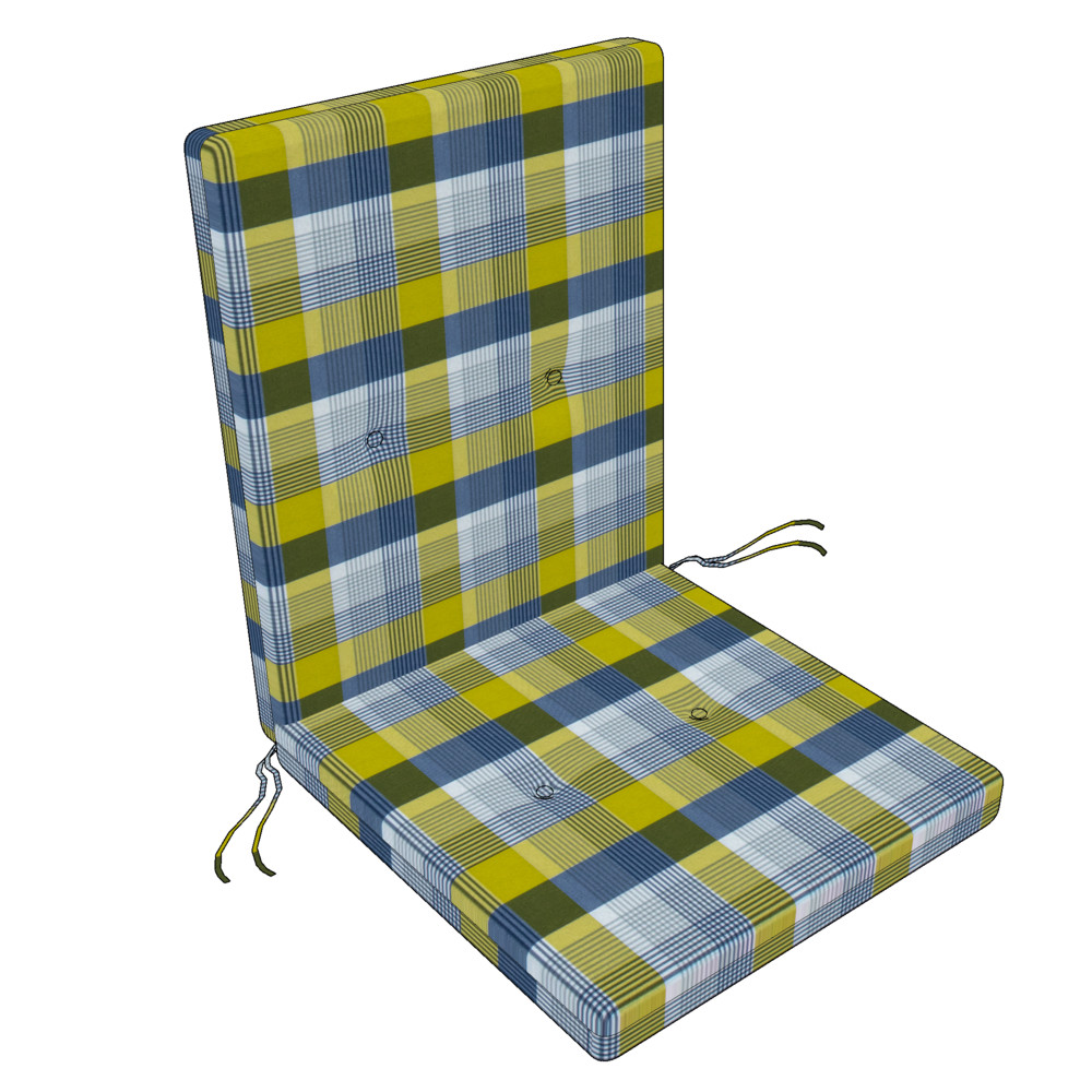 Gartenstuhlauflagen Stuhlauflagen Sitzauflagen Auflagen Niedriglehner 5 Farben 